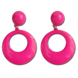 Pendiente pequeño rosa claro