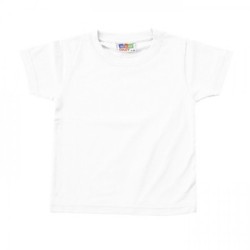 Camiseta premium bebé blanca