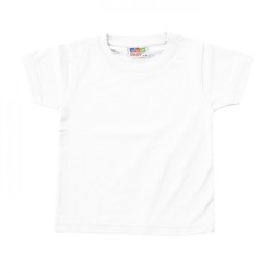 Camiseta premium bebé blanca