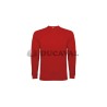 Camiseta manga larga roja inf.