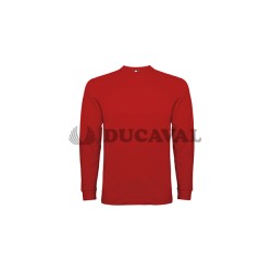 Camiseta manga larga roja inf.