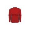 Camiseta manga larga roja inf.