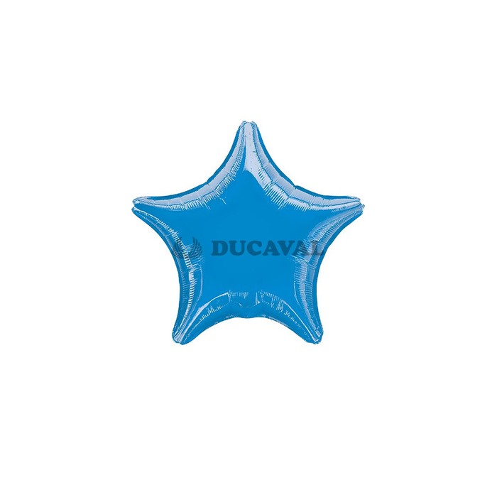 Globo foil estrella azul 48cm