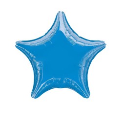 Globo foil estrella azul 48cm