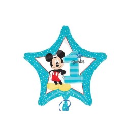 Globo foil Mickey 1 año bday 45cm | Ducaval | Envíos 24/48h