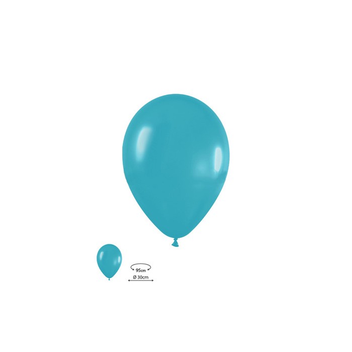 Globo látex turquesa fashion sld 30cm 50und | Ducaval | Envíos 24/48 