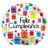 Globo foil feliz cumpleaños 45cm | Ducaval | Envíos 24/48 horas