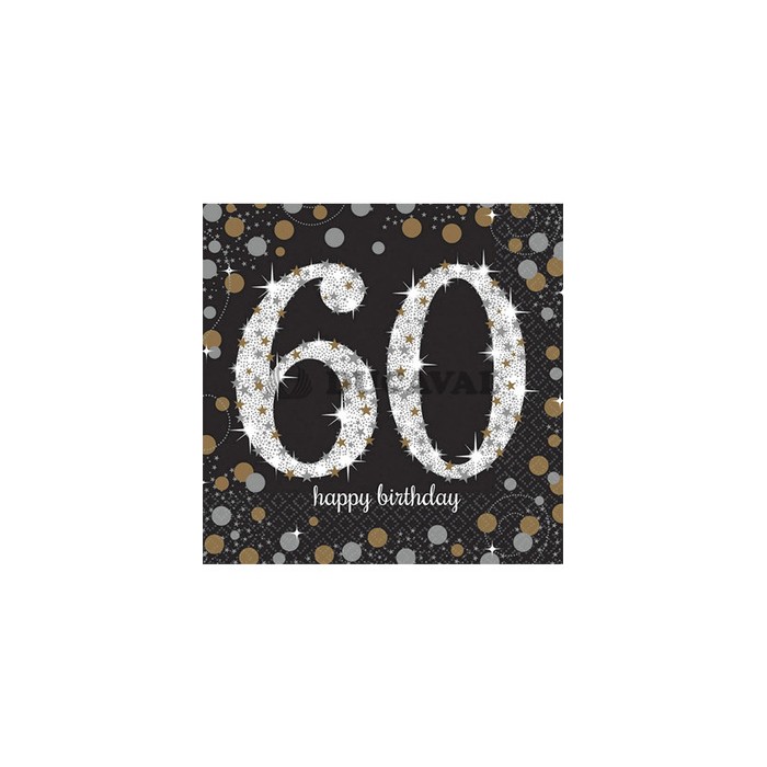 Servilletas celebración 18 años oro | Ducaval | Envío 24/48h