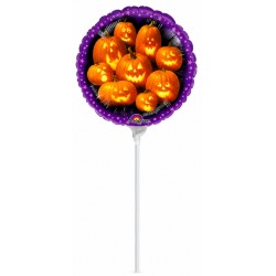 Globo Foil Mini Halloween Calabazas 23 cm – 9 Pulgadas | Ducaval | En