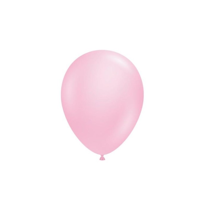 Globos látex rosa bebé matte 95cm 50u | Ducaval | Envíos 24/48 horas