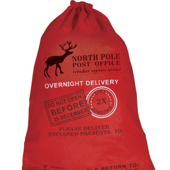 Saco papa noel fieltro 65x45cms | Ducaval | Envías 24/48 horas 
