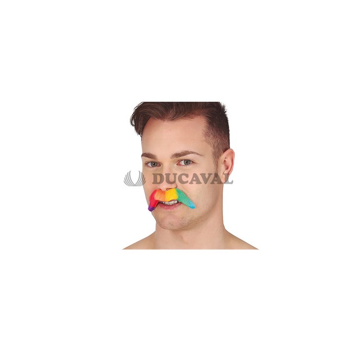 Bigote arcoiris 10 Cm