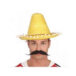 Sombrero mejicano amarillo 33cm | Ducaval | Envíos 24/48 horas