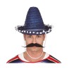 Sombrero mejicano azul 33cm | Ducaval | Envíos 24/48 horas