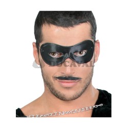 Antifaz pierrot negro