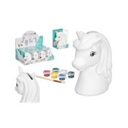 Hucha unicornio para pintar | Ducaval | Envíos 24/48 horas