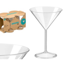 Set 4 copas 260ml acrílico | Ducaval | Envías 24/48 horas 