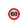 Vela 60 cumpleaños señal prohibido  Disfraces Ducaval