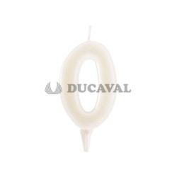 Vela fluorescente amarillo nº0  Disfraces Ducaval