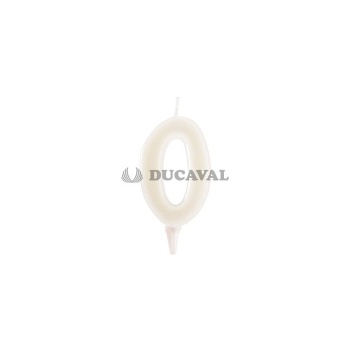 Vela fluorescente amarillo nº0  Disfraces Ducaval
