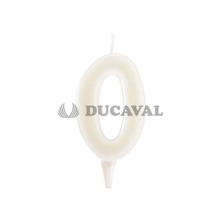 Vela fluorescente amarillo nº0  Disfraces Ducaval