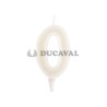 Vela fluorescente amarillo nº0  Disfraces Ducaval