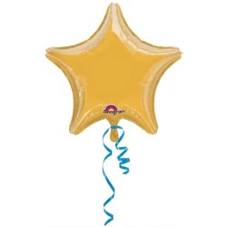 Globo foil estrella oro 19"