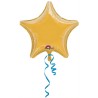 Globo foil estrella oro 19"