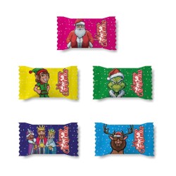 Caramelos corazón 3D Feliz Navidad  | Ducaval | Envías 24/48 horas 
