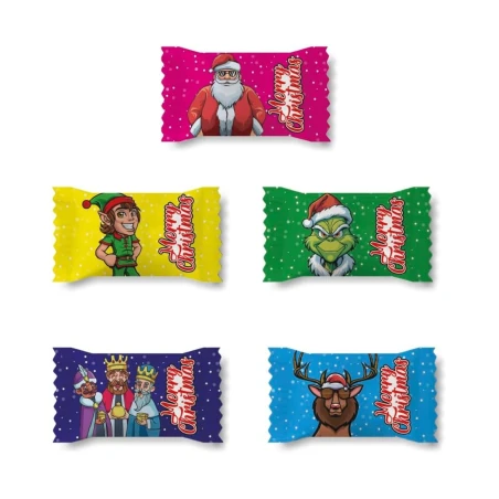Caramelos corazón 3D Feliz Navidad  | Ducaval | Envías 24/48 horas 