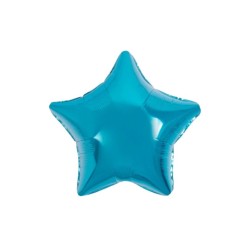 Globo foil estrella turquesa metalizado 45cm | Ducaval | Envíos 24/48