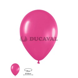Globos látex metal fucsia 30cm 50 unidades  Disfraces Ducaval