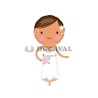 Globo foil figura novia