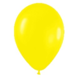 Globo látex amarillo fashion Liragram 30m 50ud | Ducaval | Envíos 24/