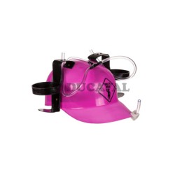 Casco de beber fucsia