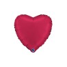 Globo foil corazón  satin cereza | Ducaval | Envíos 24/48 horas