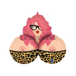 Globo foil Mrs B 89cm