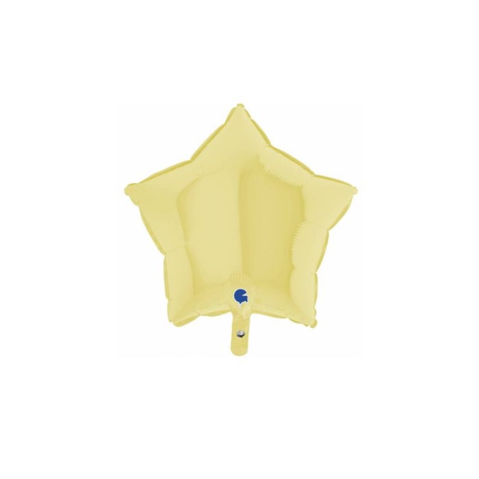 Estrella foil amarillo mate 46cm | Ducaval | Envíos 24/48 horas 