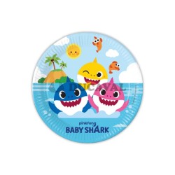 Platos Baby Shark 23cm 8u