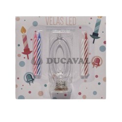 Vela cumpleaños iluminación nº0