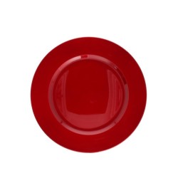 Bajoplato fiesta 33x33x1.8cm rojo | Ducaval | Envías 24/48 horas 