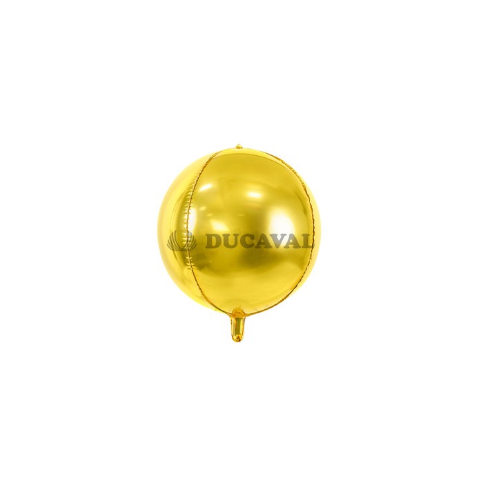 Globo foil balón oro metalizado 40cm  Disfraces Ducaval