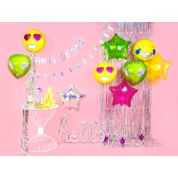 Globo foil estrella fucsia 48cm