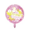 Globo mi primera comunion rosa 45x45cm | Ducaval | Envías 24/48 horas