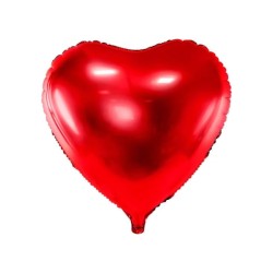 Globo foil brillo corazon rojo 45cm | Ducaval | Envíos 24/48 horas 