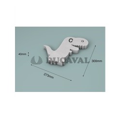 Corcho dinosaurio 30x4cm  Disfraces Ducaval