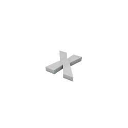 Letra X corcho 100X40mm  Disfraces Ducaval