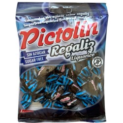 Pictolín regaliz sin azúcar 65g | Ducaval | Envías 24/48 horas 