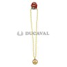 Collar paz amarillo 45cm
