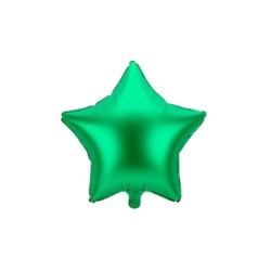 Globo foil estrella verde mate 48cm | Ducaval | Envíos 24/48h